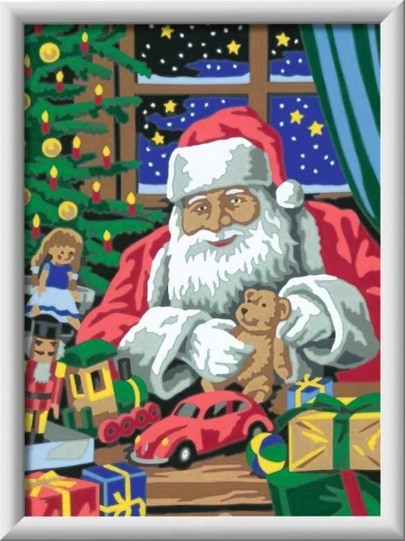 Tapymas pagal skaičius CreArt Santa’s Workshop 20265 Ravensburger