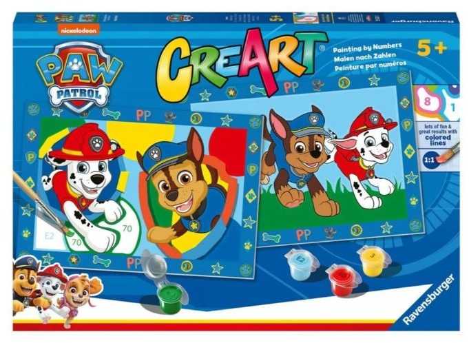 Dėlionė Ravensburger RAV CreArt vaikams Junior:Psi Patrol 23553