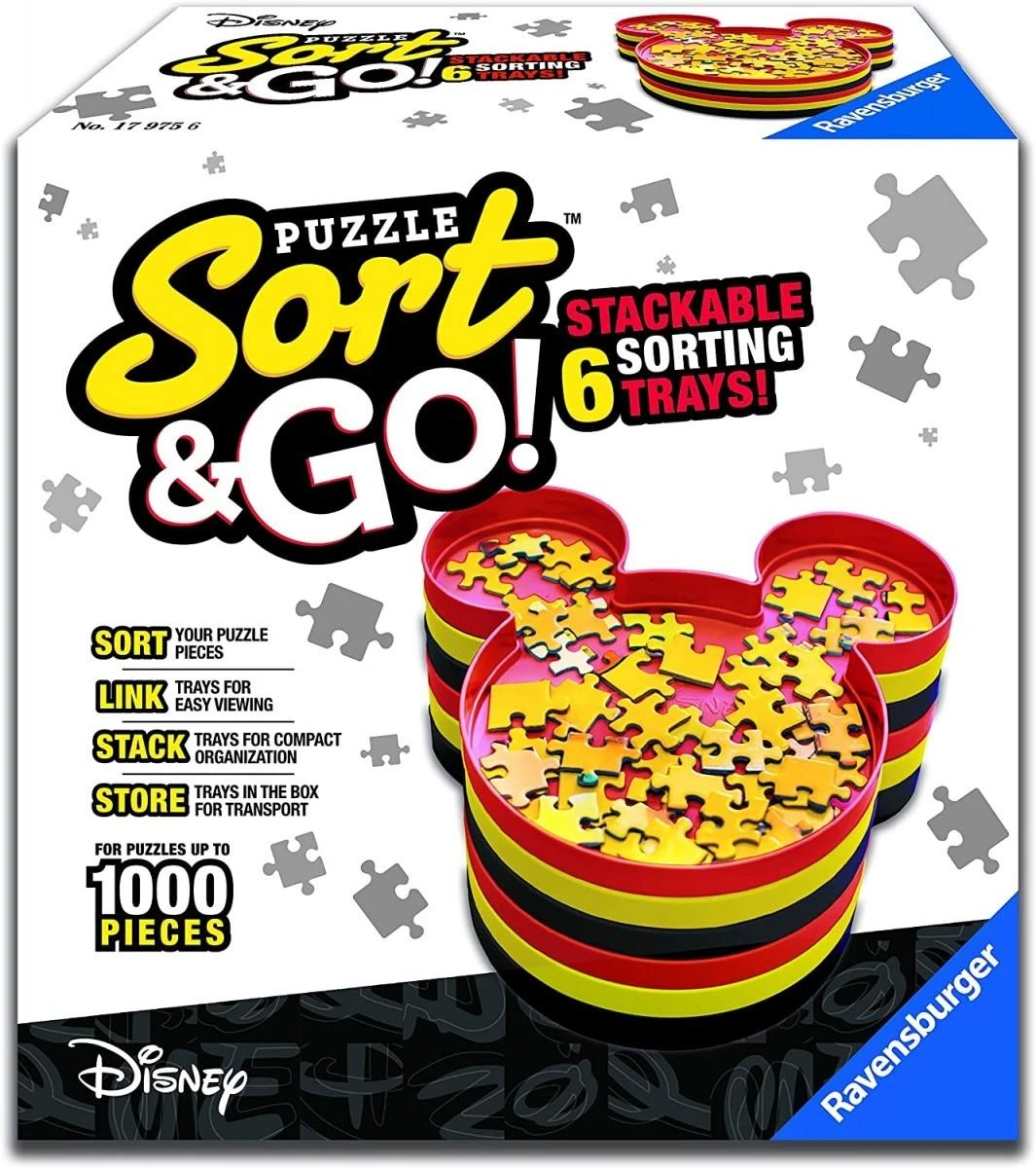 Dėlionė Ravensburger Puzzle Sorter Mickey's Sort&Go!