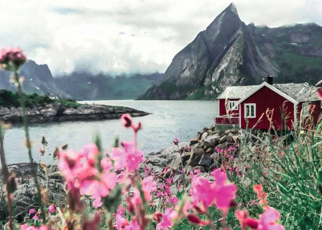 RAVENSBURGER dėlionė Reine Lofoten, Norvegija, 1000d., 16740 aprašymas - Prekės nuotrauka