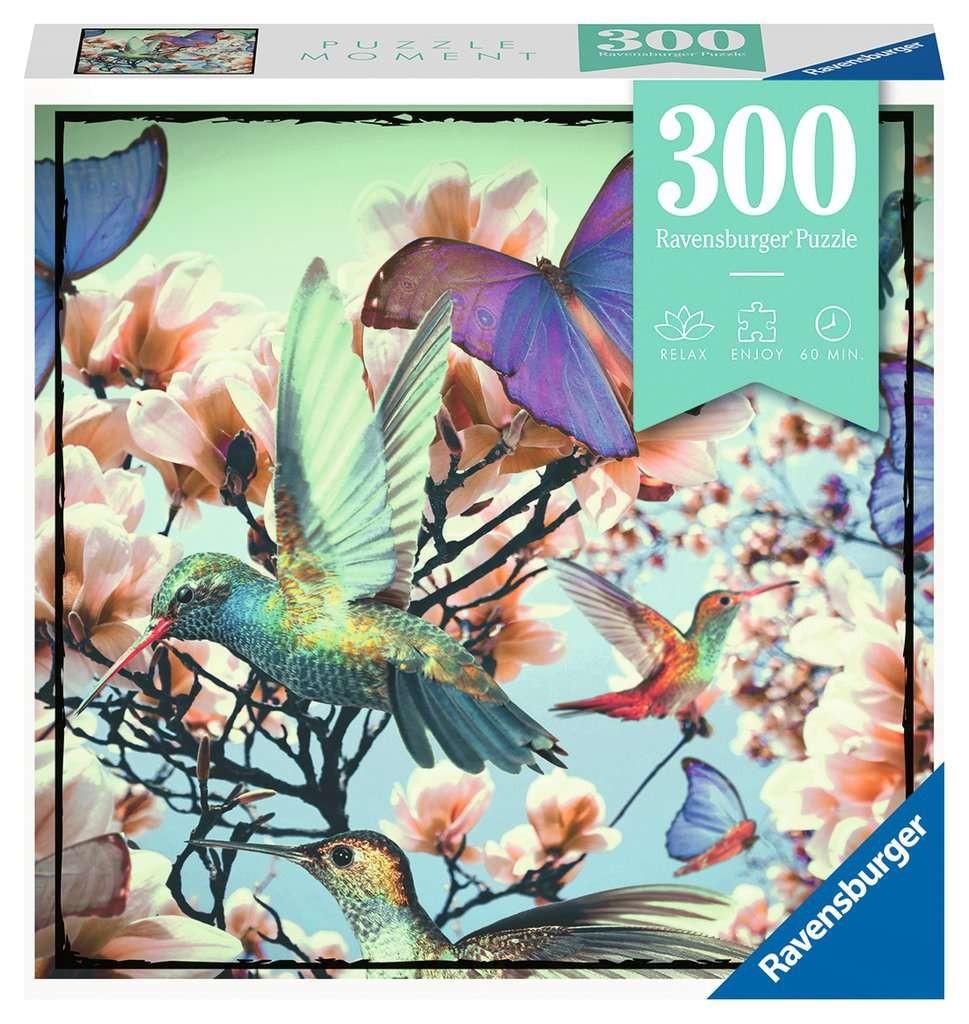 Ravensburger Dėlionė 300 vnt. - Kolibriai ir drugeliai aprašymas - Prekės nuotrauka