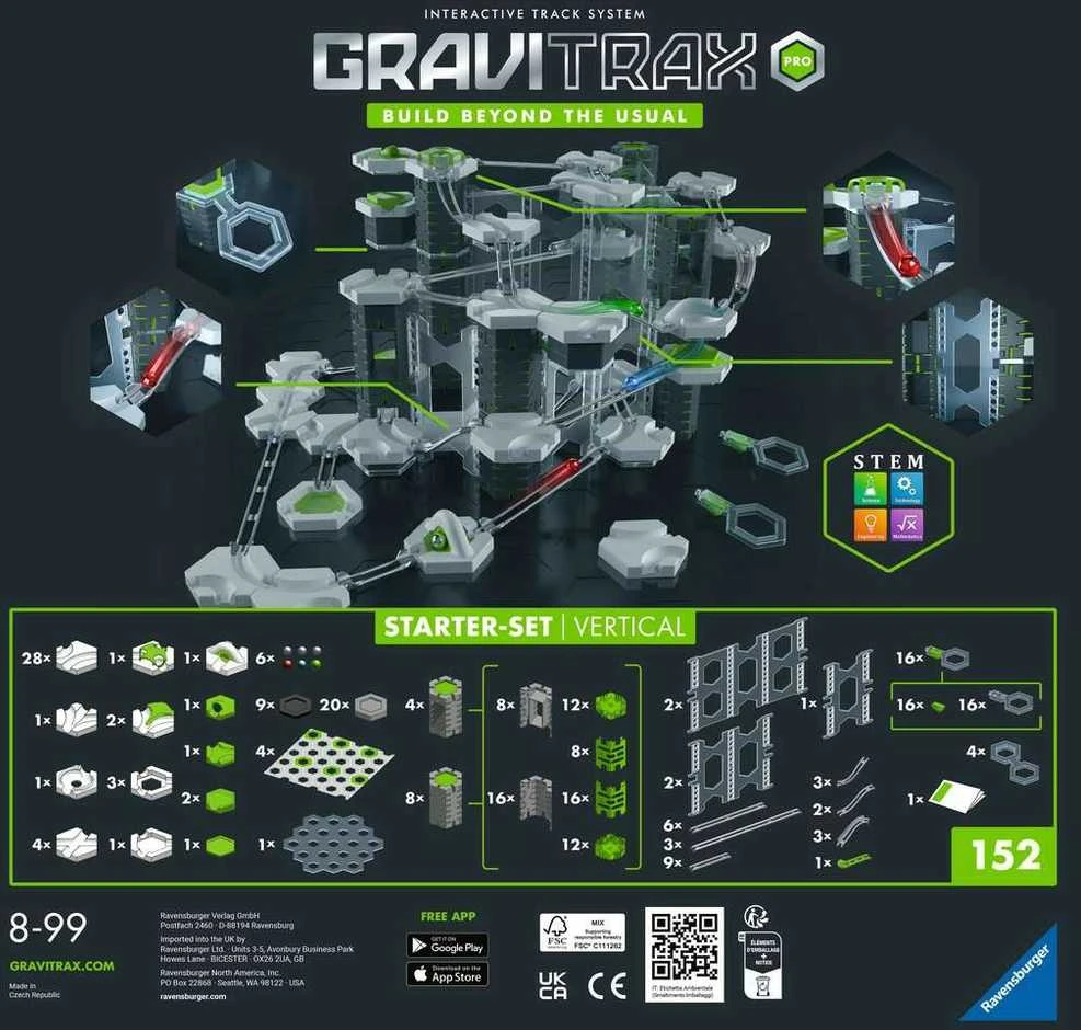 Ravensburger GraviTrax PRO Vertical Rinkinys Startowy 22426