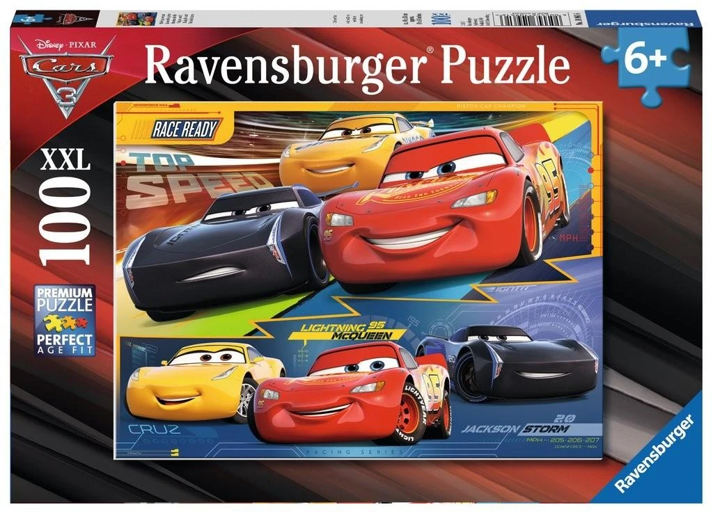 RAVENSBURGER dėlionė DCA:Cars 3 100vnt., 10961