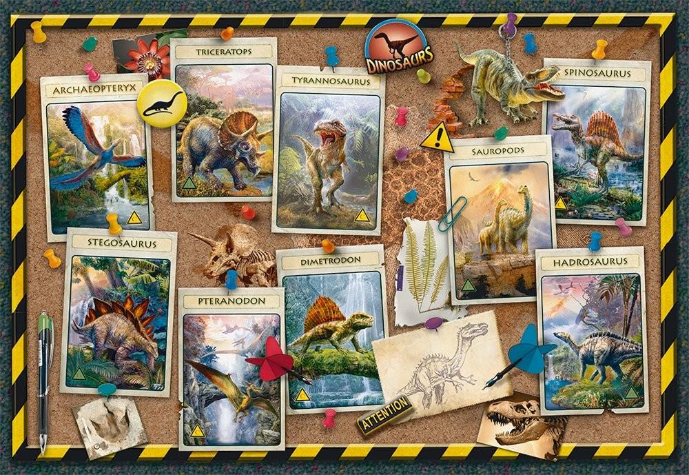 Ravensburger Dėlionė 100 vnt. - Dinozaurų kolekcija aprašymas - Prekės nuotrauka