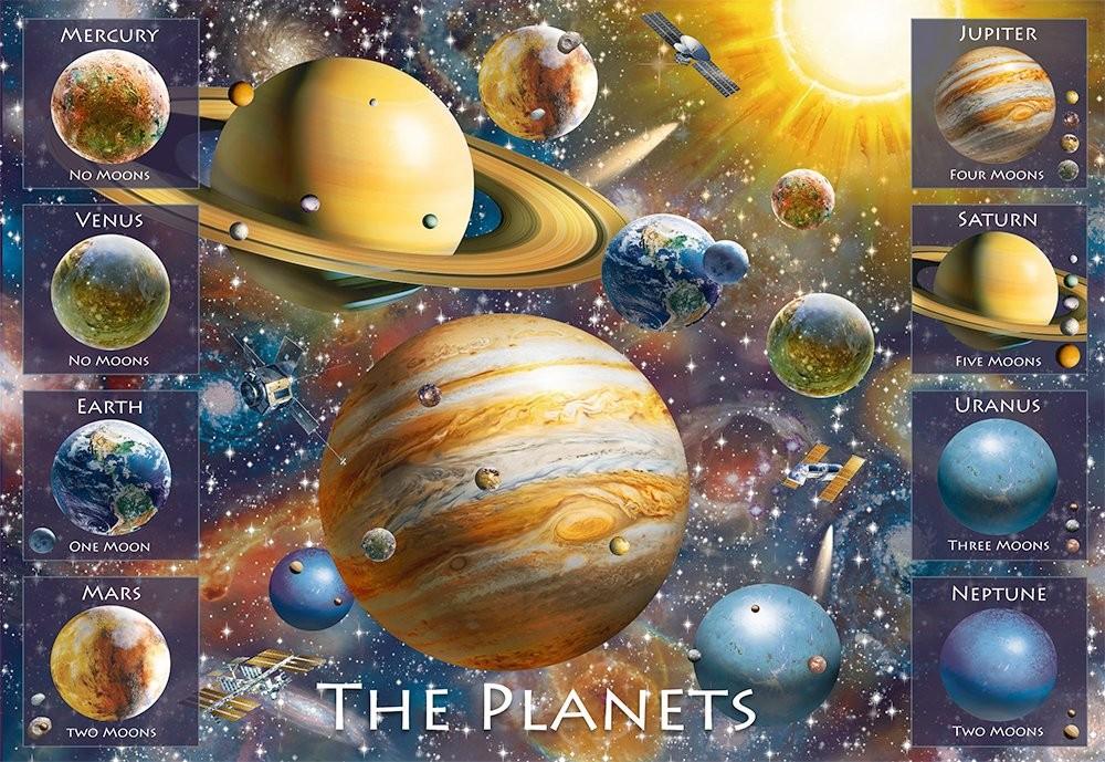 Ravensburger Dėlionė 100 vnt. - Planetos aprašymas - Prekės nuotrauka