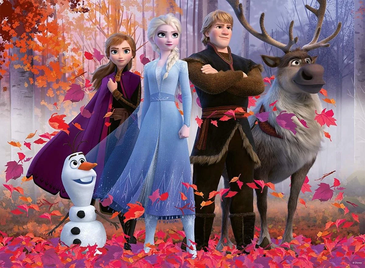 Ravensburger Dėlionė 100 vnt. -  Frozen 2: Miško magija aprašymas - Prekės nuotrauka