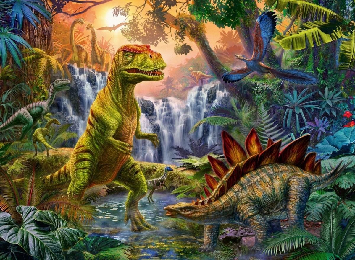 Ravensburger Dėlionė 100 vnt. - Dinozaurai aprašymas - Prekės nuotrauka