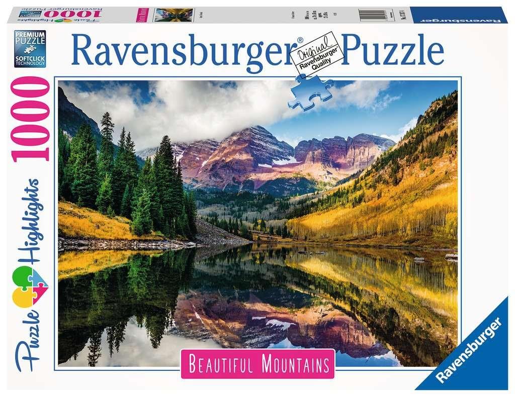 Ravensburger Dėlionė 1000 vnt. - Aspenas, Koloradas aprašymas - Prekės nuotrauka
