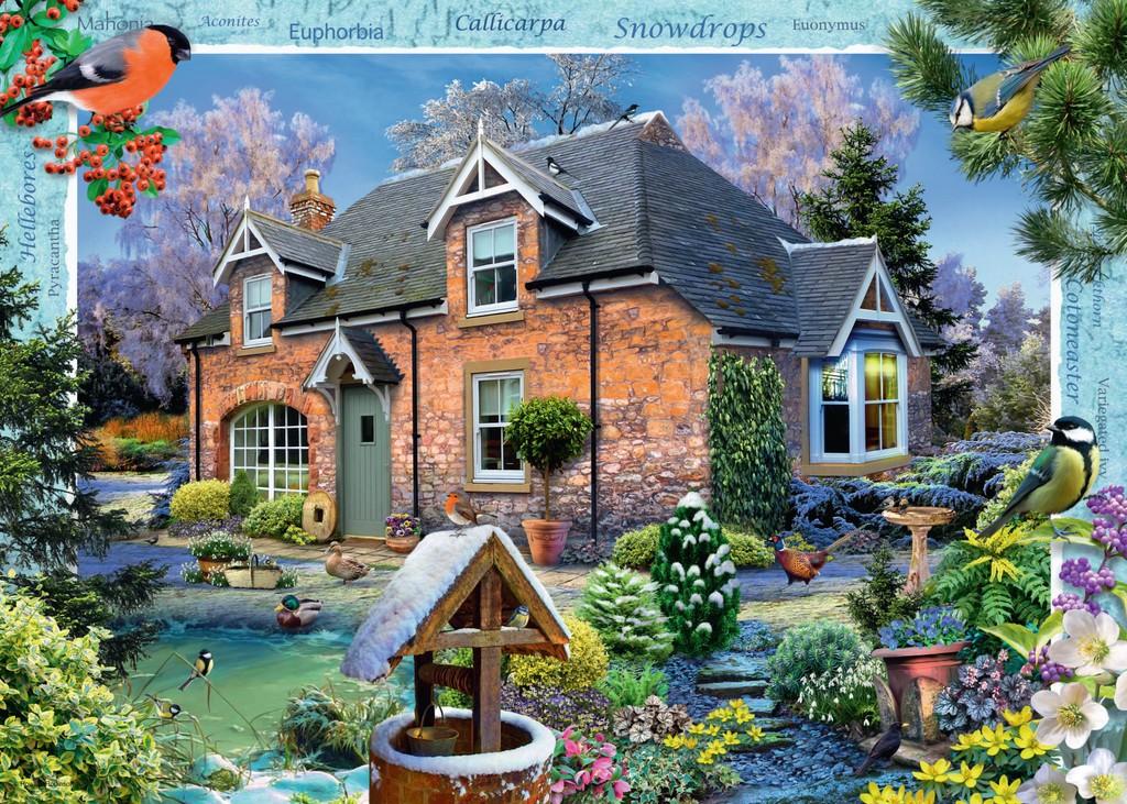 Ravensburger Dėlionė 1000 vnt. - Universalus kaimo namas aprašymas - Prekės nuotrauka