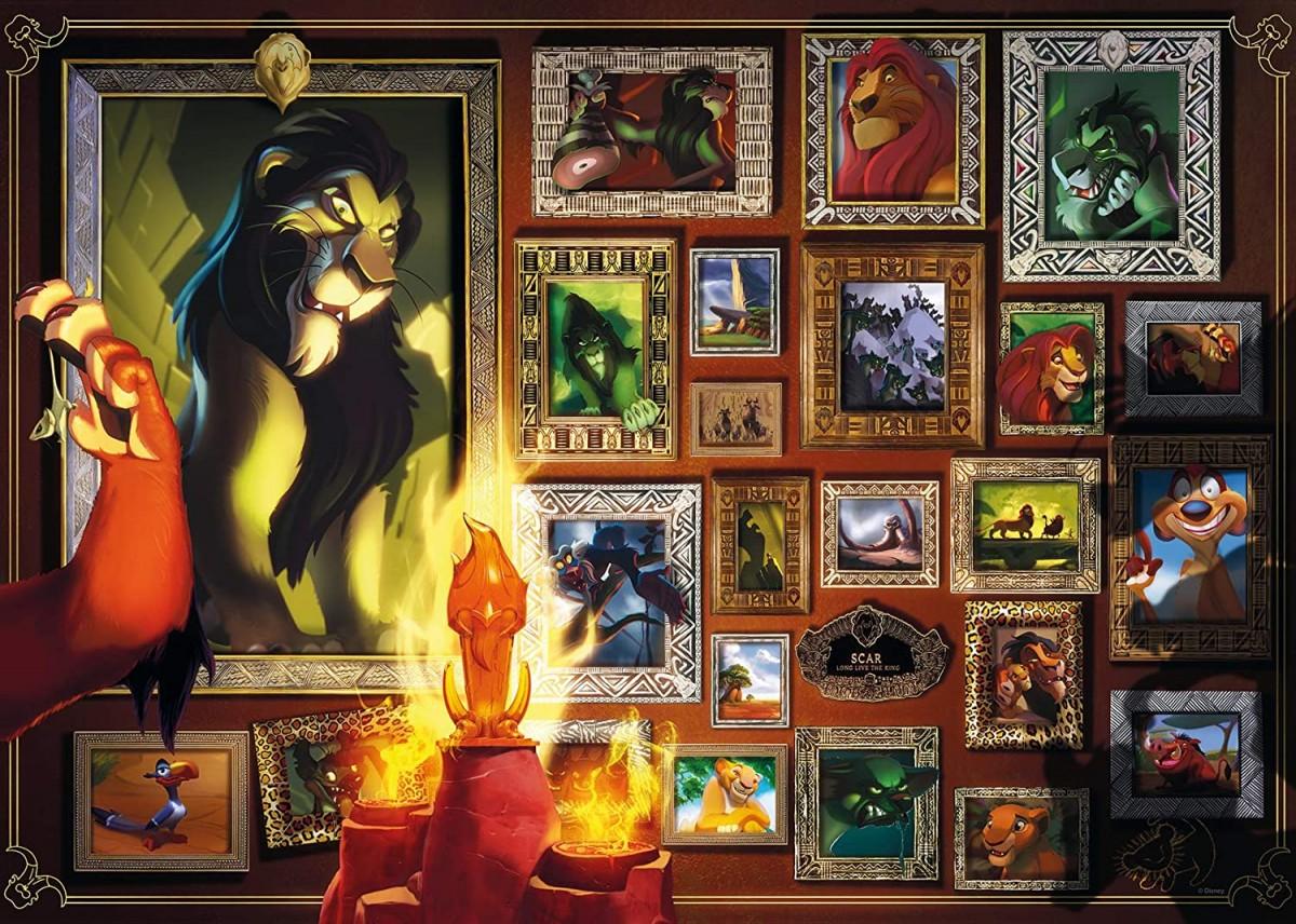 Ravensburger "Villainous" Dėlionė 1000 vnt. - Liūtas karalius (The Lion King)