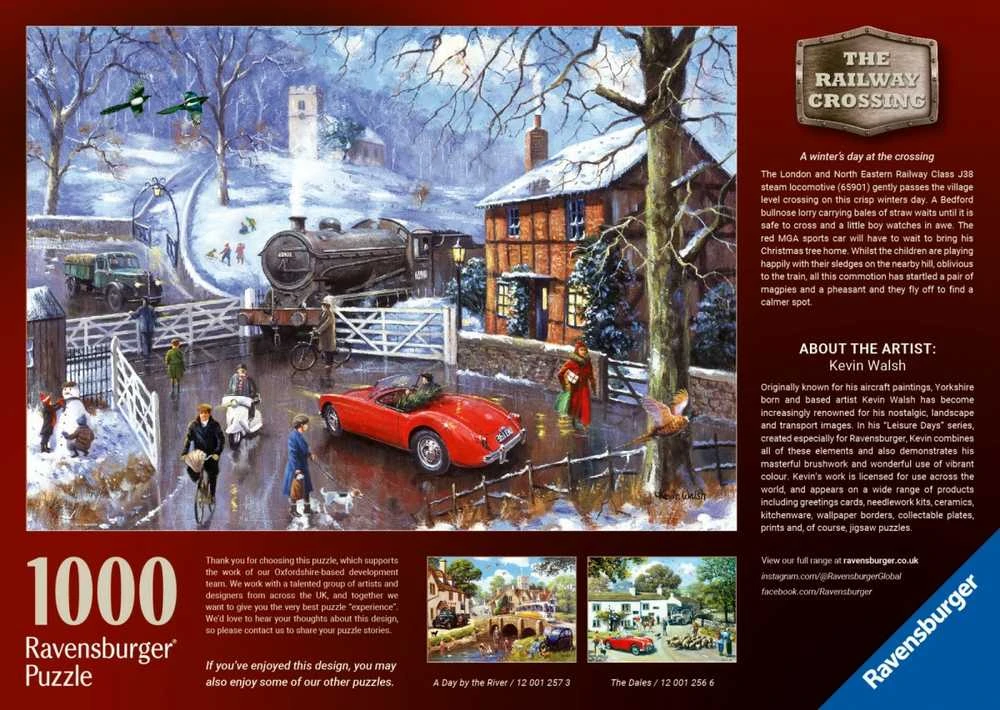 Ravensburger Dėlionė 1000 vnt. - Žiemos stotis