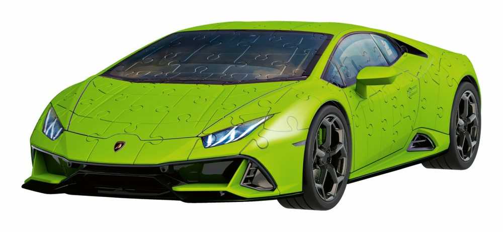Dėlionė Puzzle - Ravensburger 3D Model Lamborghini Huracan Žalias