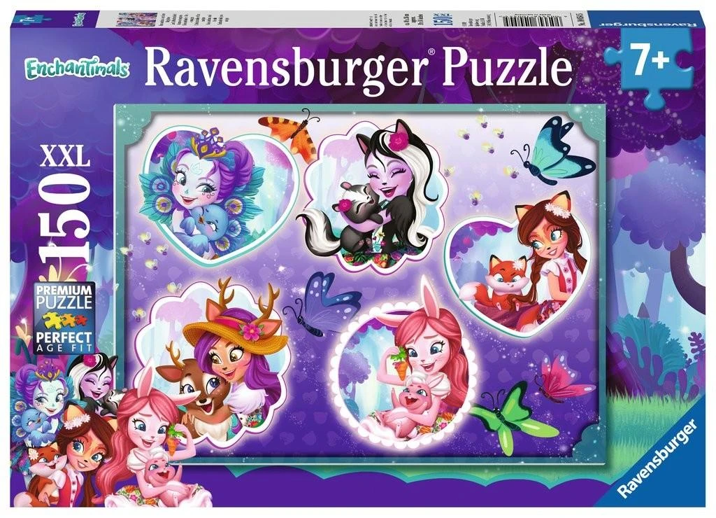 Puzzle 150 Enchantimals II - RAVENSBURGER dėlionė