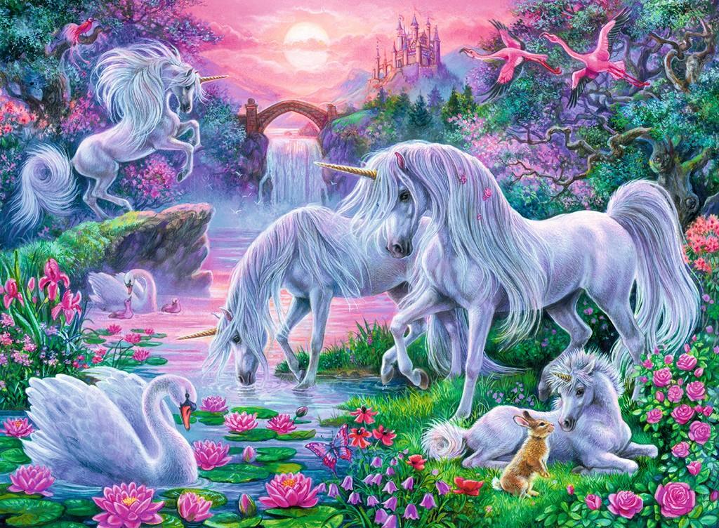 Ravensburger Dėlionė 150 vnt. - Vienaragis saulėlydžio metu aprašymas - Prekės nuotrauka