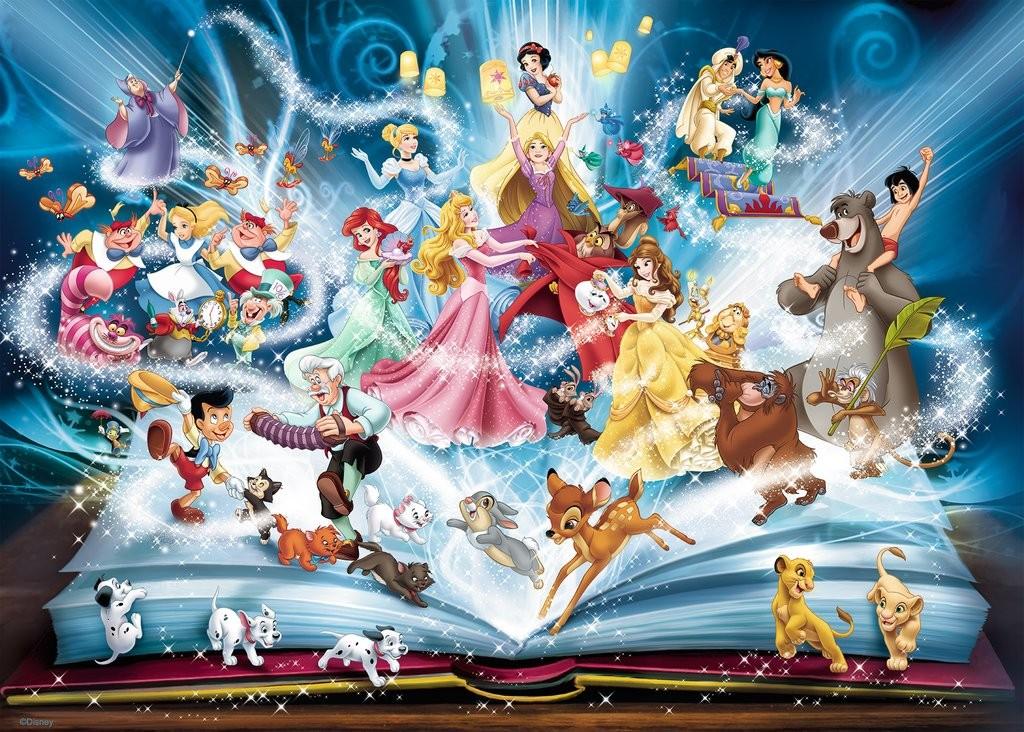 Ravensburger Dėlionė 1500 vnt. - „Disney“ pasakų knyga aprašymas - Prekės nuotrauka