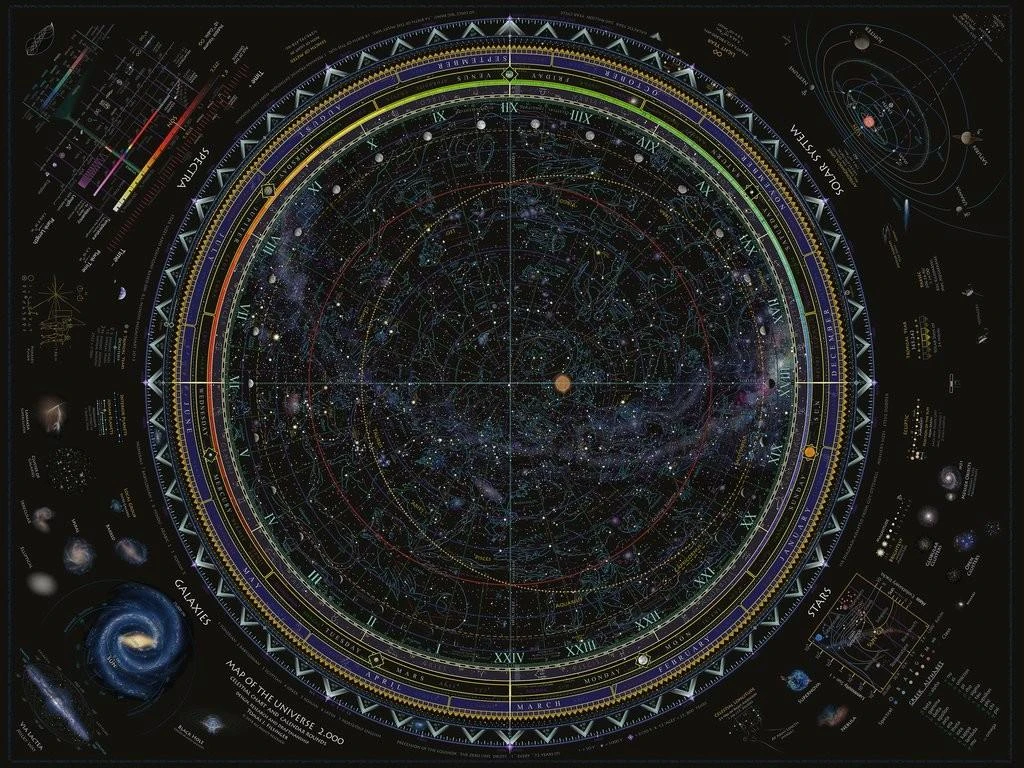 Ravensburger Dėlionė 1500 vnt. - Visatos žemėlapis