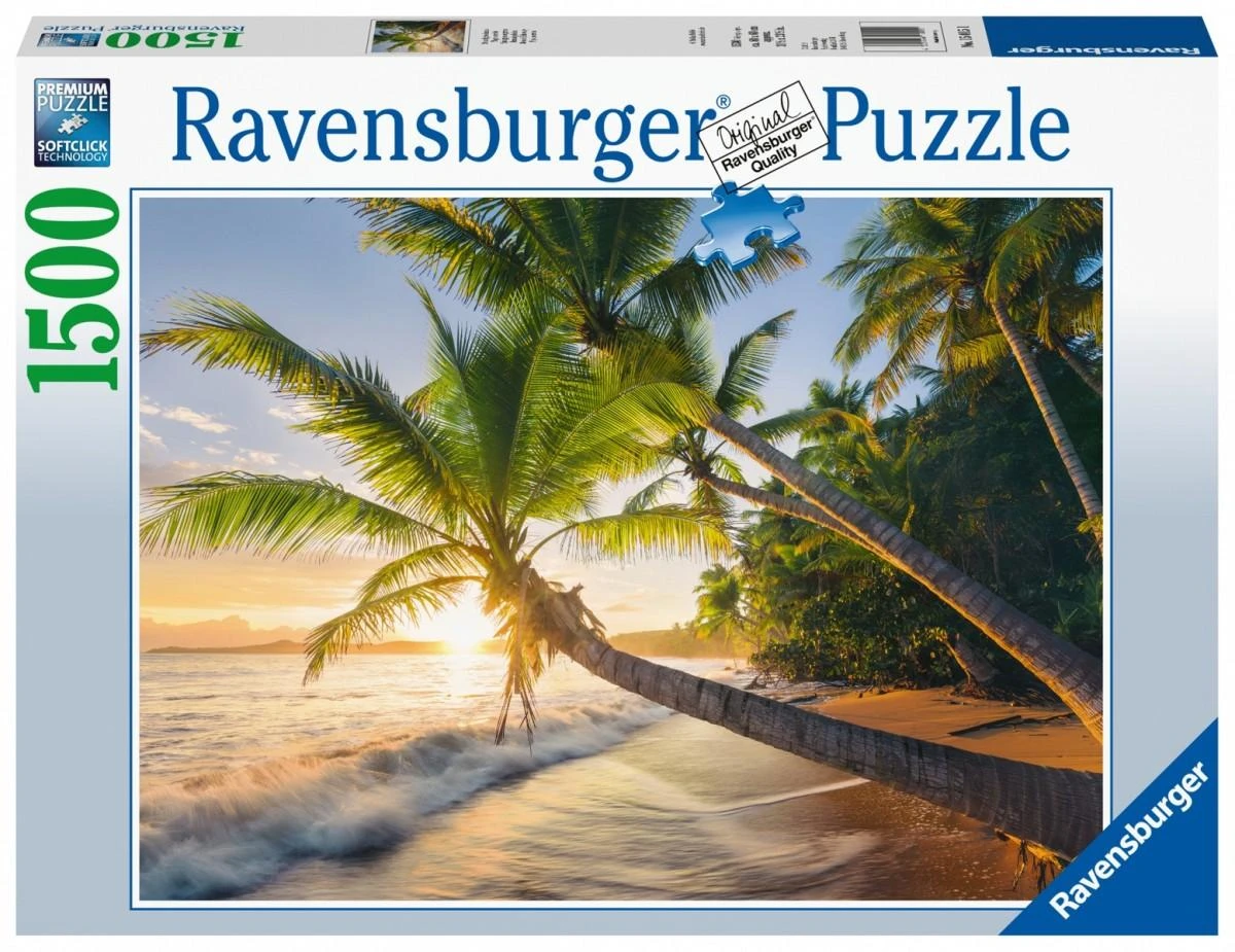 Ravensburger Dėlionė 1500 vnt. - Paslaptingas paplūdimys