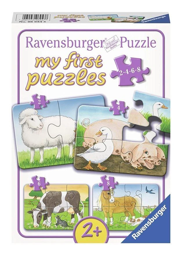My First Puzzle: Farm Animals Puzzle - RAVENSBURGER dėlionė