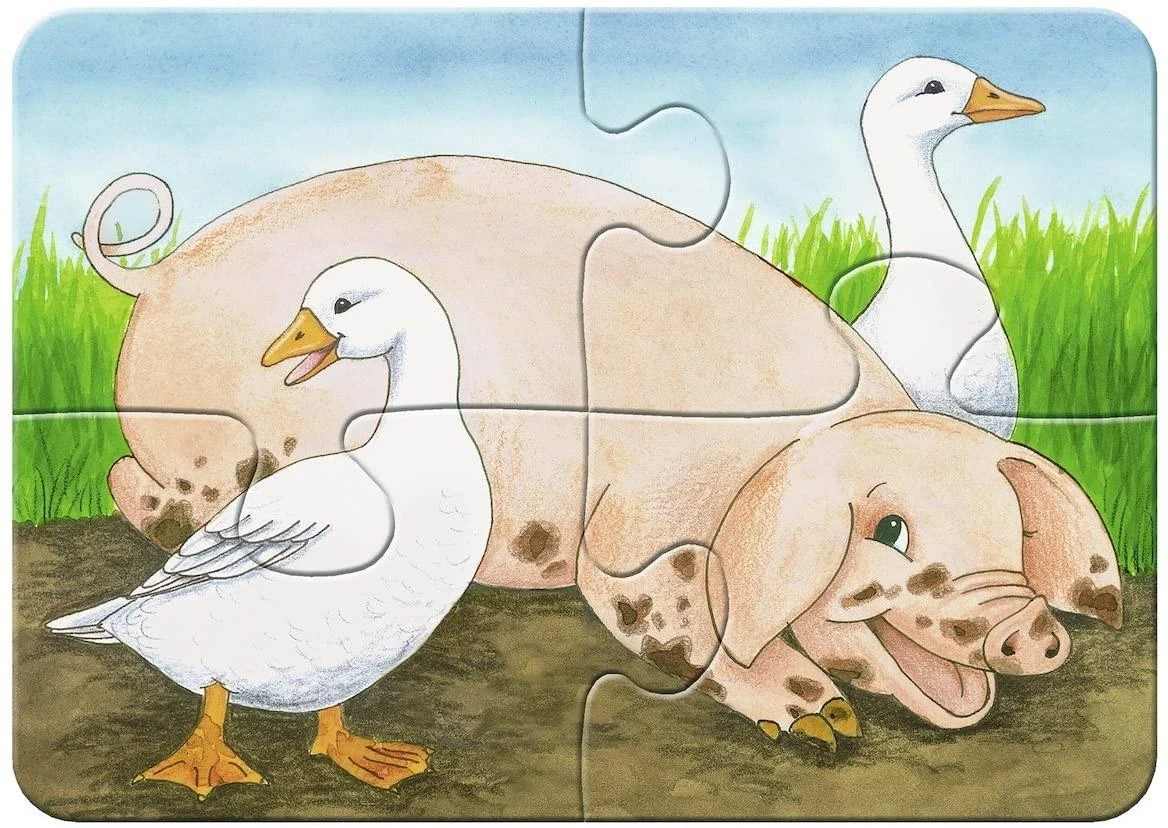 My First Puzzle: Farm Animals Puzzle - RAVENSBURGER dėlionė