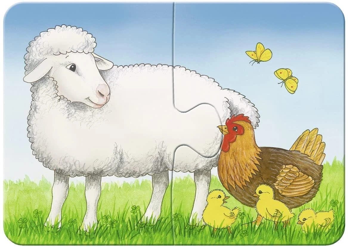 My First Puzzle: Farm Animals Puzzle - RAVENSBURGER dėlionė