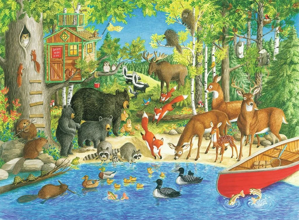 Ravensburger Dėlionė 200 vnt. - Miško draugai aprašymas - Prekės nuotrauka