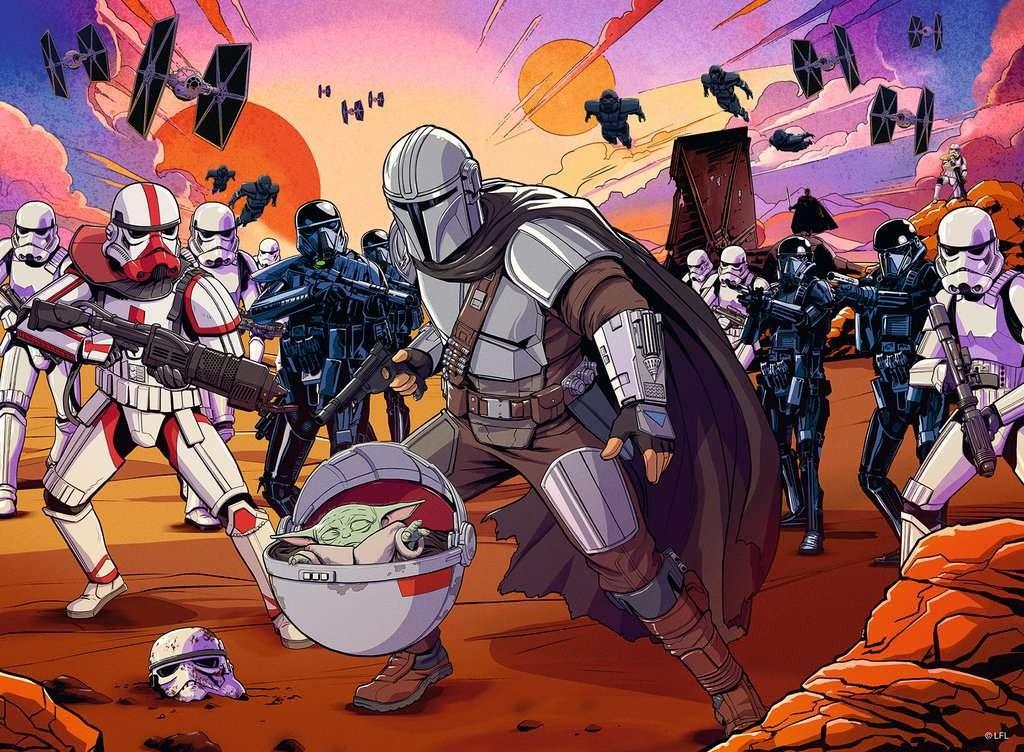 Ravensburger Dėlionė 200 vnt. - The Mandalorian / Mandalorietis aprašymas - Prekės nuotrauka