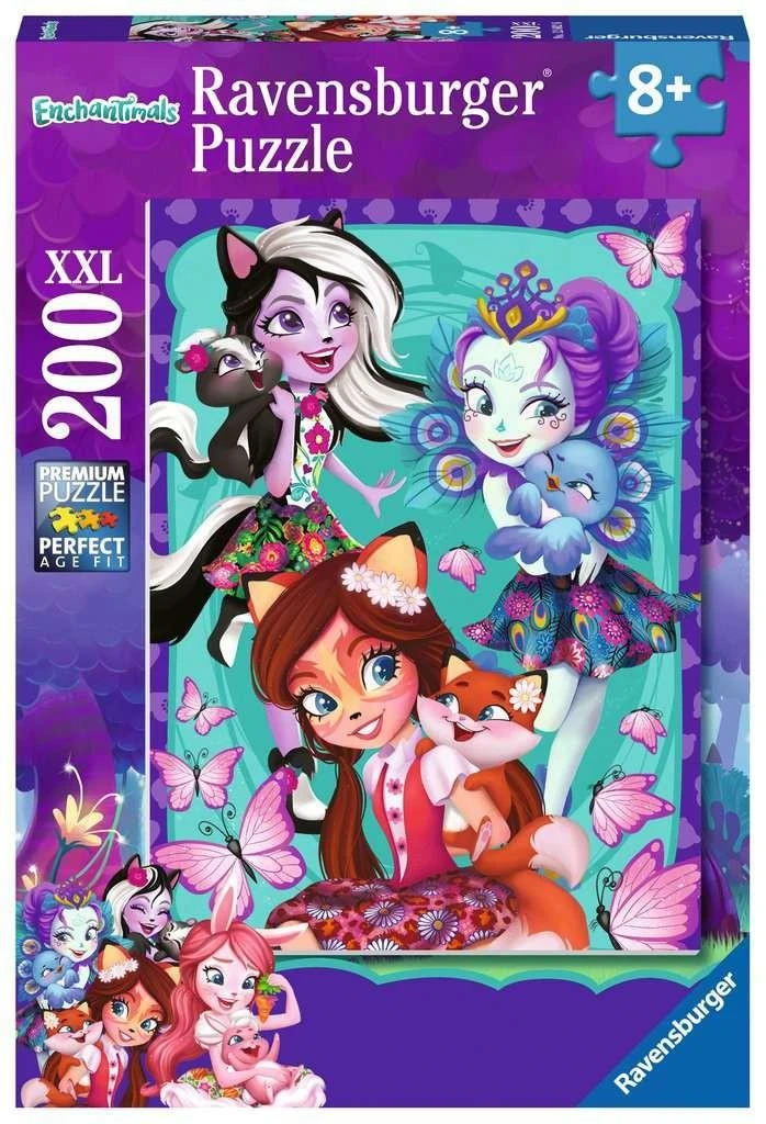 Puzzle 200 Enchantimals - RAVENSBURGER dėlionė
