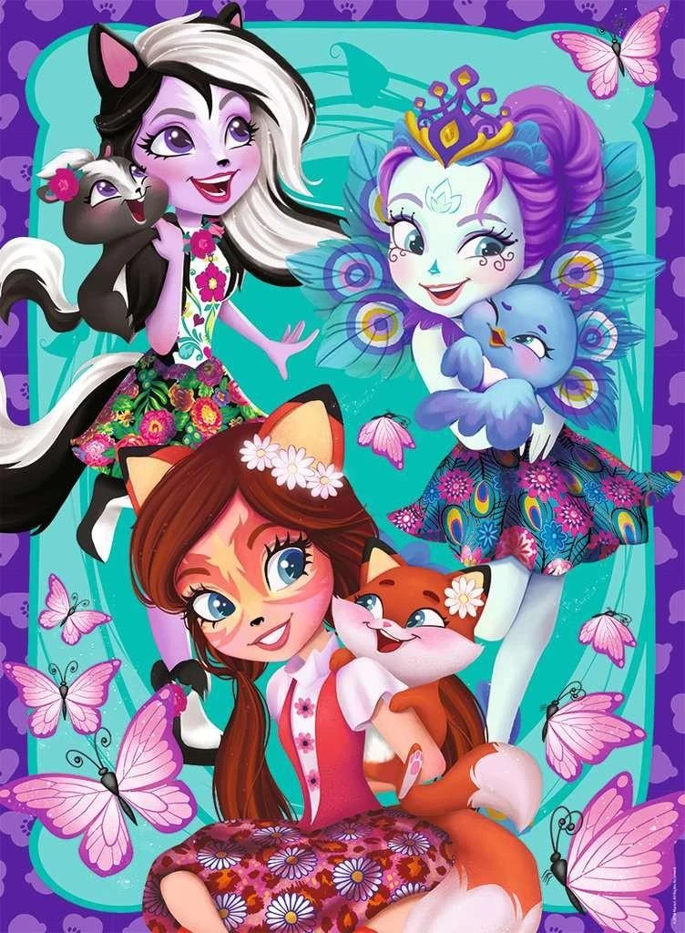 Puzzle 200 Enchantimals - RAVENSBURGER dėlionė