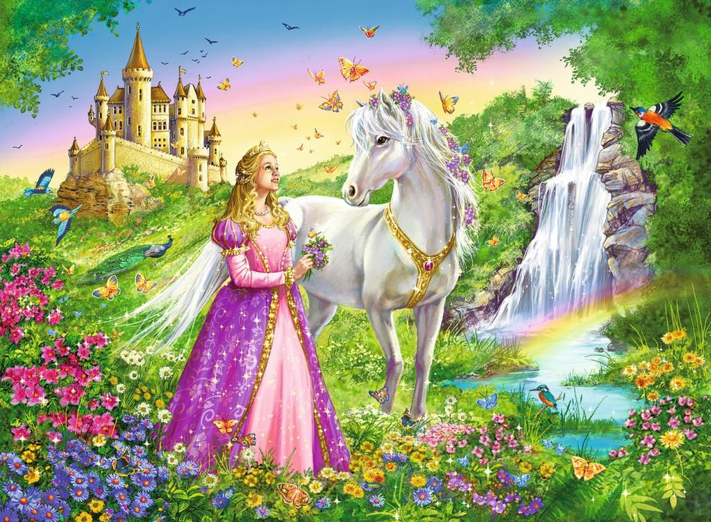 Ravensburger Dėlionė 200 vnt. - Princesė ir žirgas
