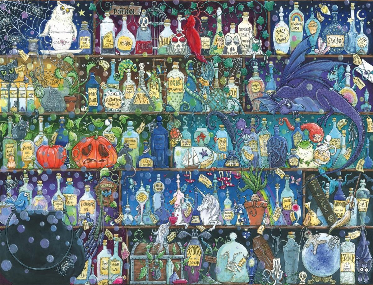 Ravensburger Dėlionė 2000 vnt. - Spintelė su nuodais aprašymas - Prekės nuotrauka