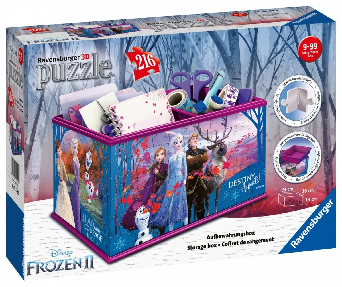 3D Puzzle Disney Frozen II Storage Box 216 Pieces - RAVENSBURGER dėlionė