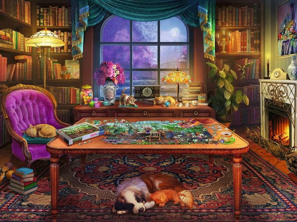 Ravensburger Dėlionė 750 vnt. - Poilsio kambarys aprašymas - Prekės nuotrauka