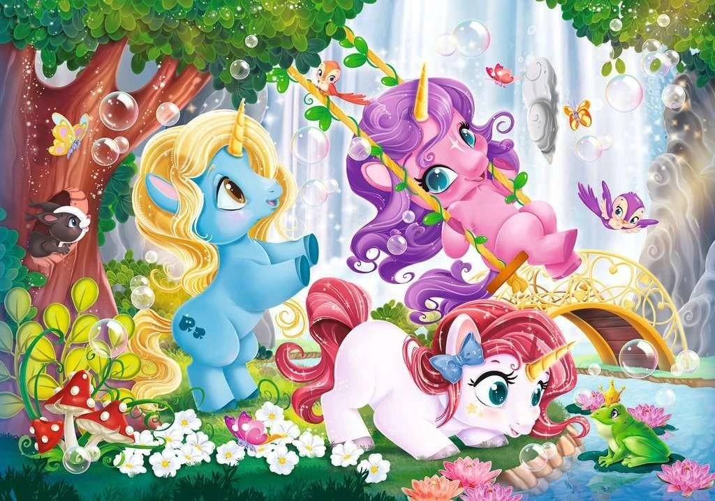 Ravensburger Dėlionė 2x12 vnt. - Magiškas vienaragių pasaulis