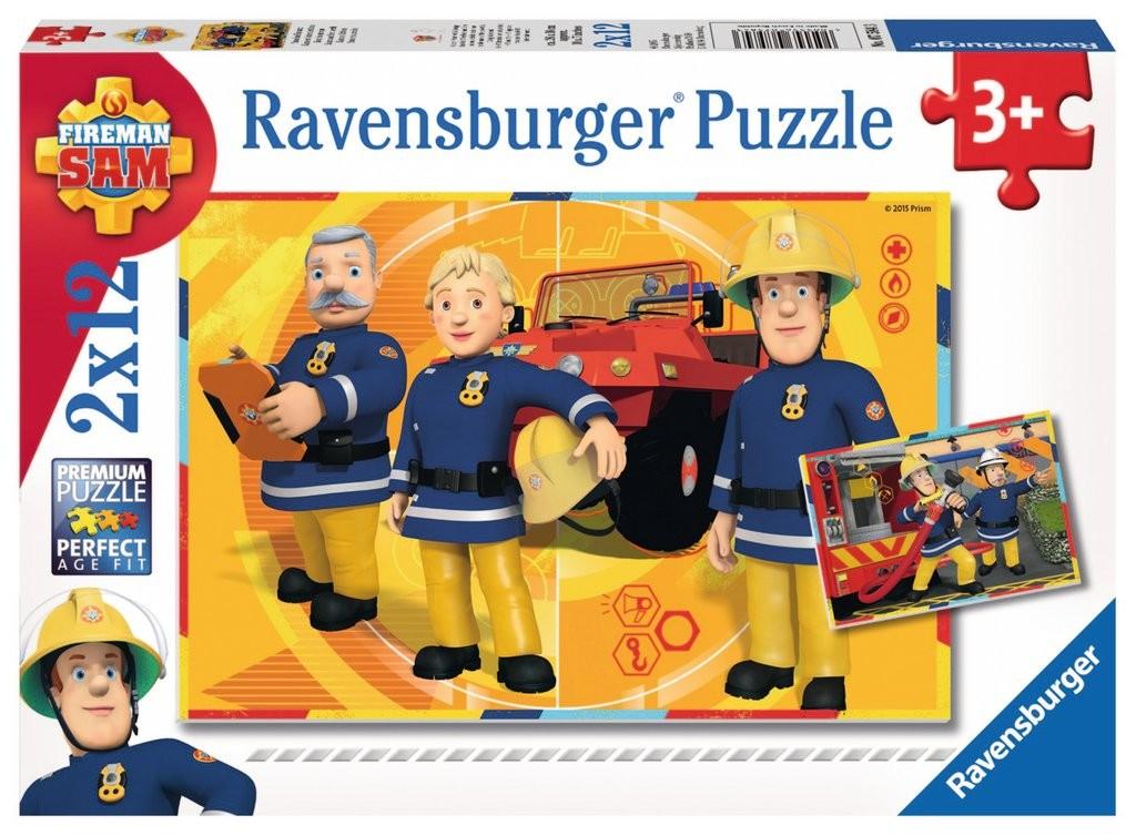 Ravensburger Dėlionė 2x12 vnt. - Ugniagesys Sam aprašymas - Prekės nuotrauka