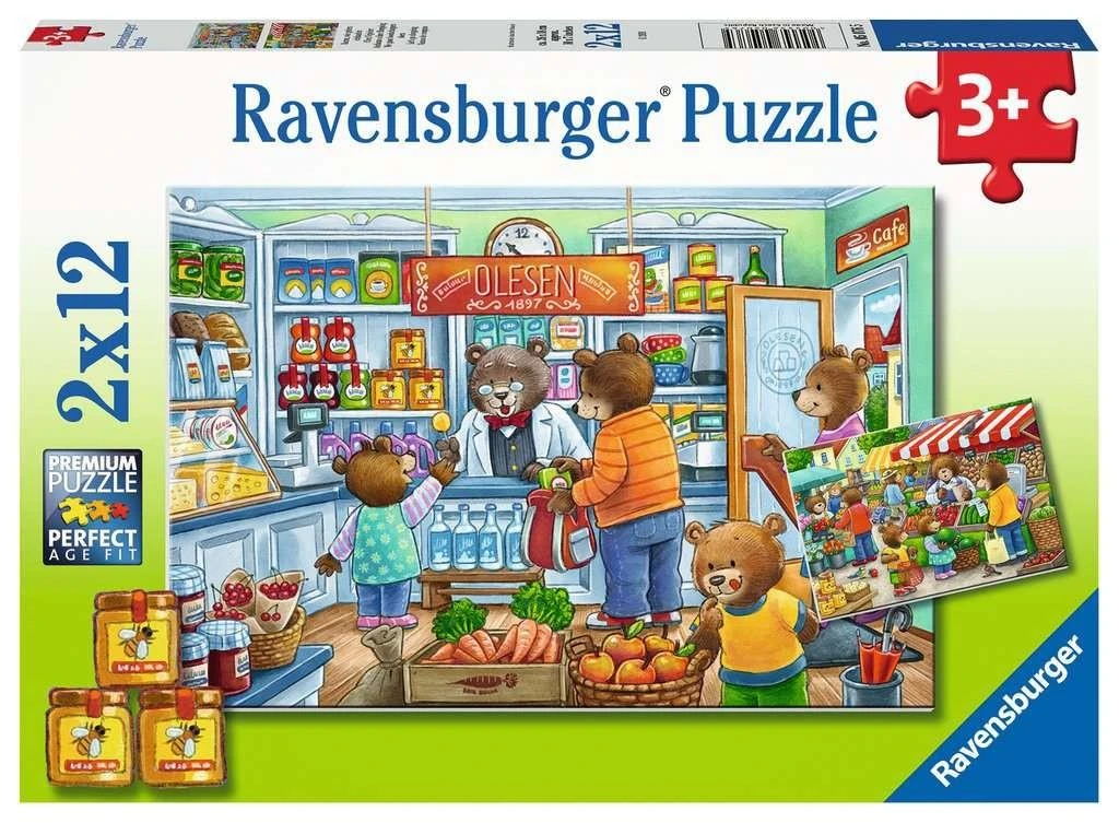 Ravensburger Dėlionė 2x12 vnt. - Parduotuvėje aprašymas - Prekės nuotrauka