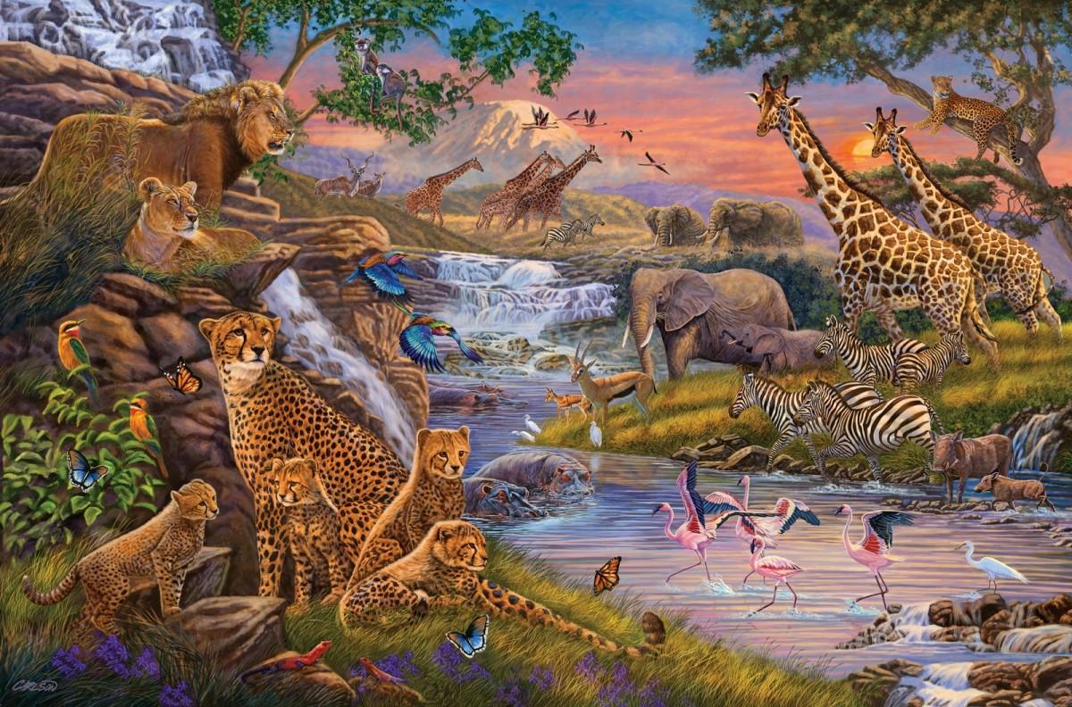Ravensburger Dėlionė 3000 vnt. - Gyvūnų karalystė aprašymas - Prekės nuotrauka
