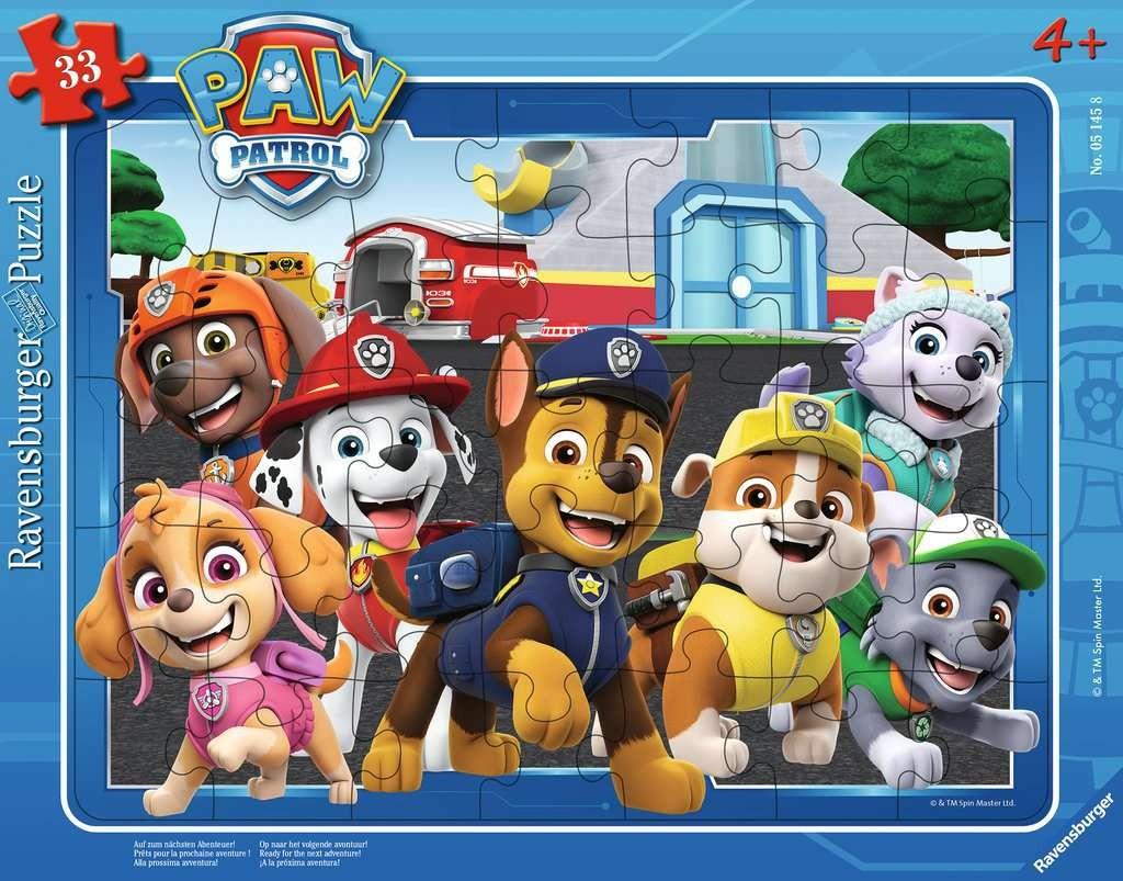 Ravensburger Dėlionė 33 vnt. - Šunyčiai patruliai (PAW Patrol) aprašymas - Prekės nuotrauka