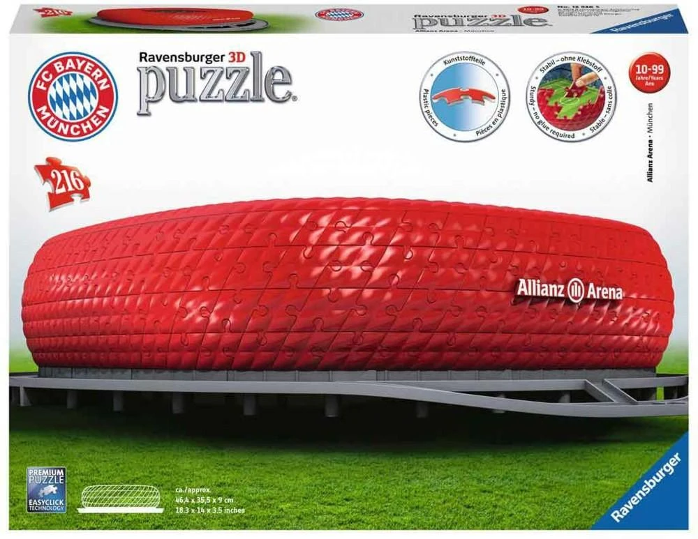 3D Puzzle Allianz Arena - RAVENSBURGER dėlionė