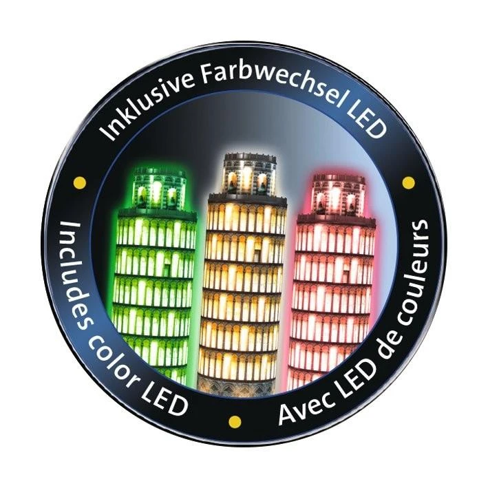 Ravensburger "3D" Dėlionė 216 vnt. - Pizos bokštas naktį