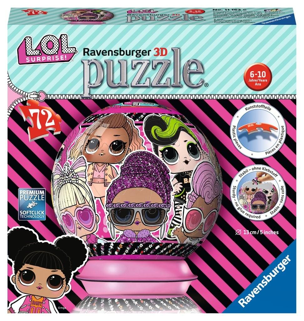 L.O.L Surprise RAVENSBURGER dėlionė LOL staigmena!, 72d., 11162
