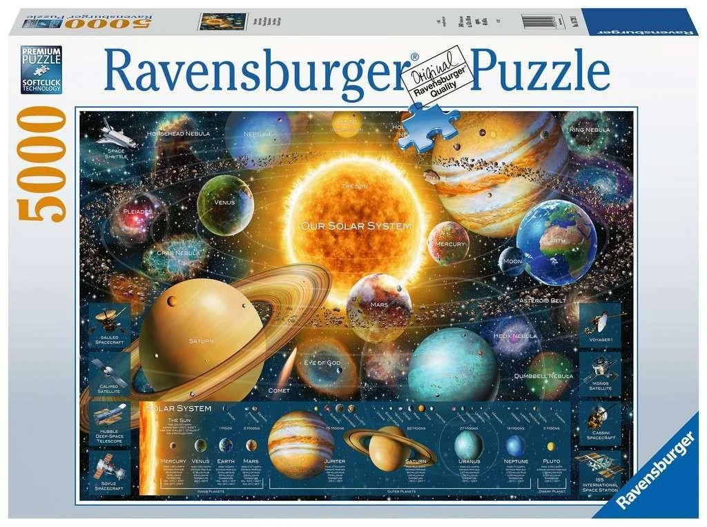 Ravensburger Dėlionė 5000 vnt. - Planetų sistema aprašymas - Prekės nuotrauka