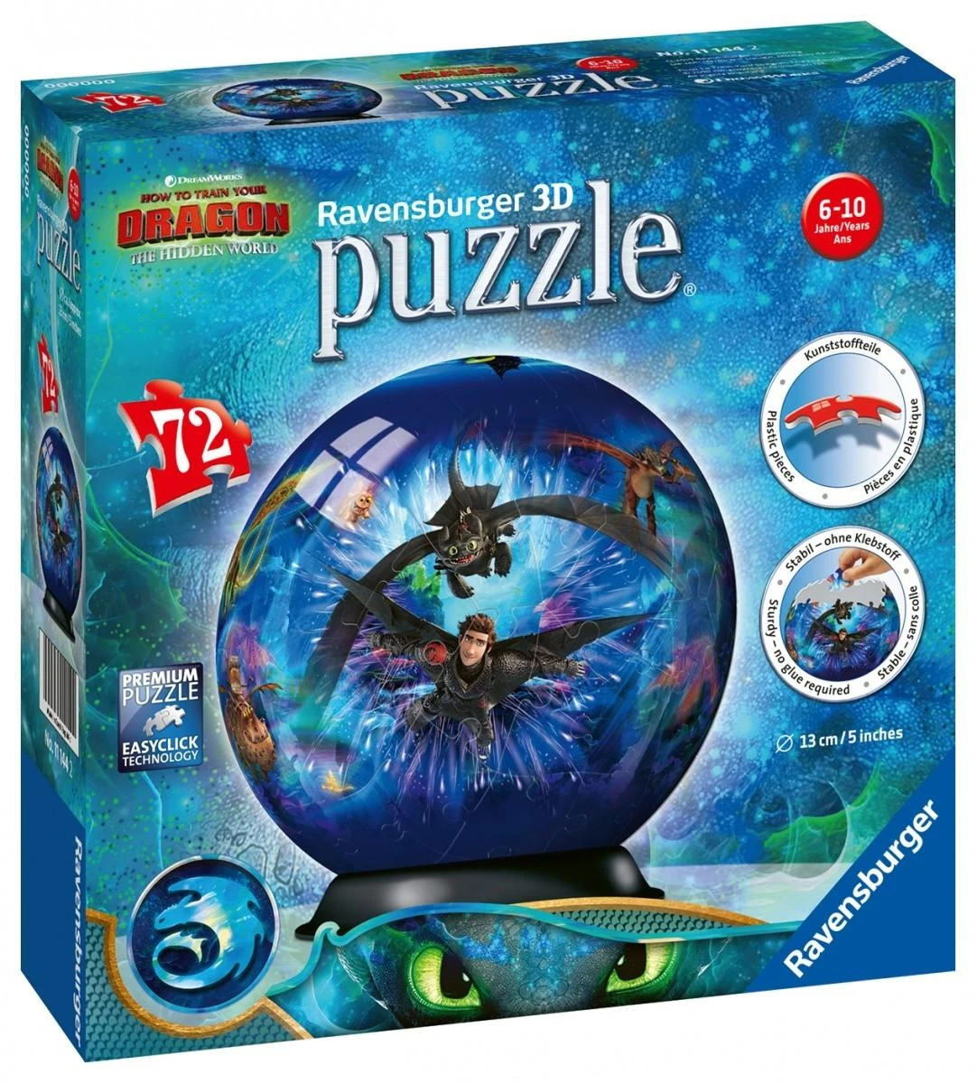 Dragons 3D Puzzle - RAVENSBURGER dėlionė