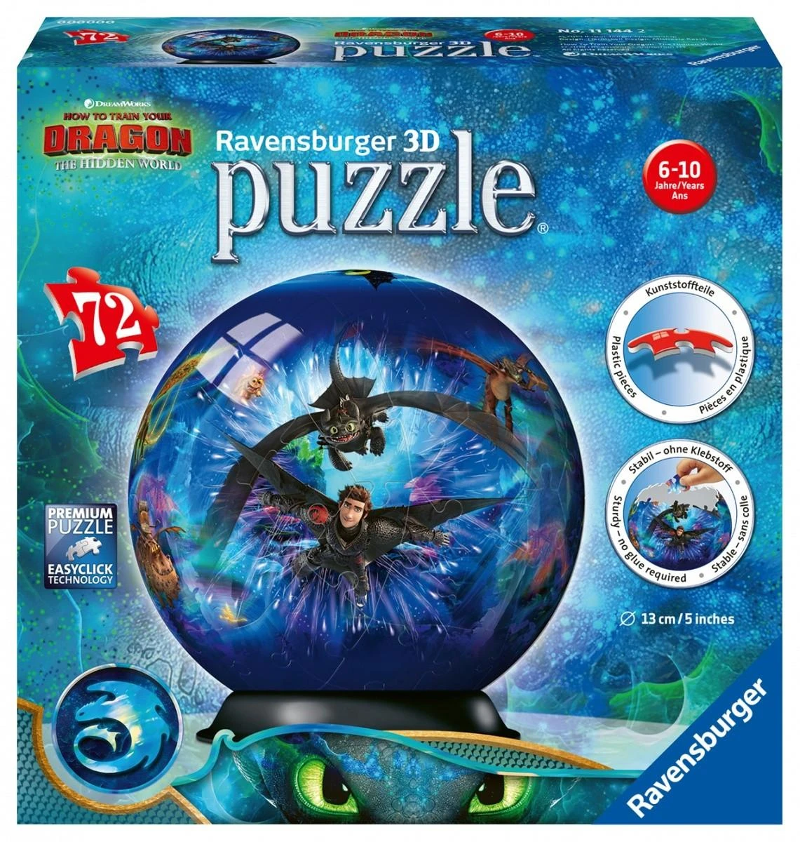 Dragons 3D Puzzle - RAVENSBURGER dėlionė