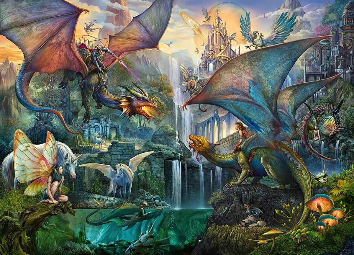 Ravensburger Dėlionė 9000 vnt. - Drakonai aprašymas - Prekės nuotrauka