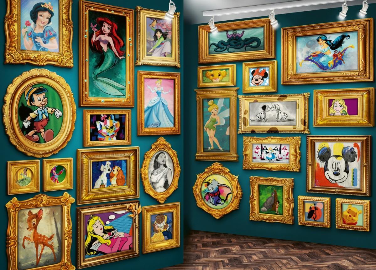 Ravensburger Dėlionė 9000 vnt. - Disney personažų muziejus aprašymas - Prekės nuotrauka