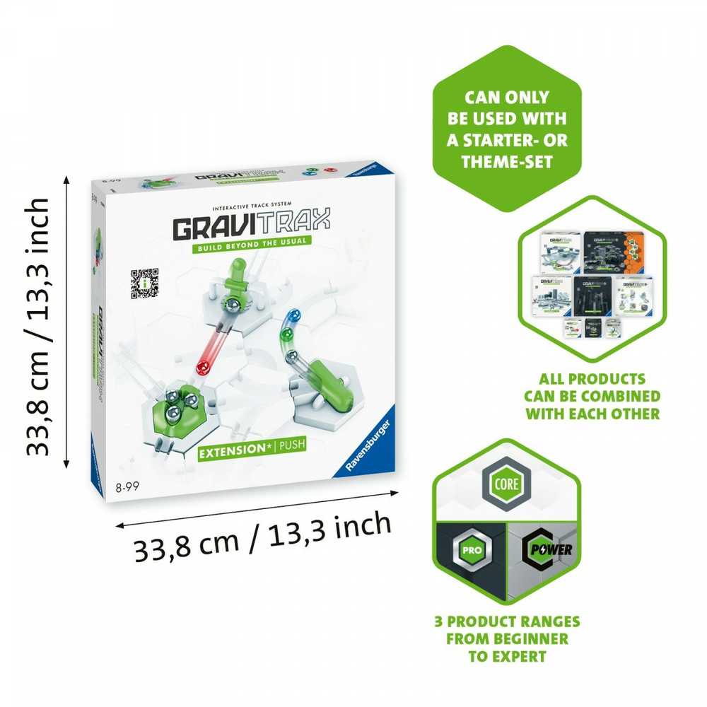 Ravensburger GraviTrax priedas „Push“, nuo 8 m.