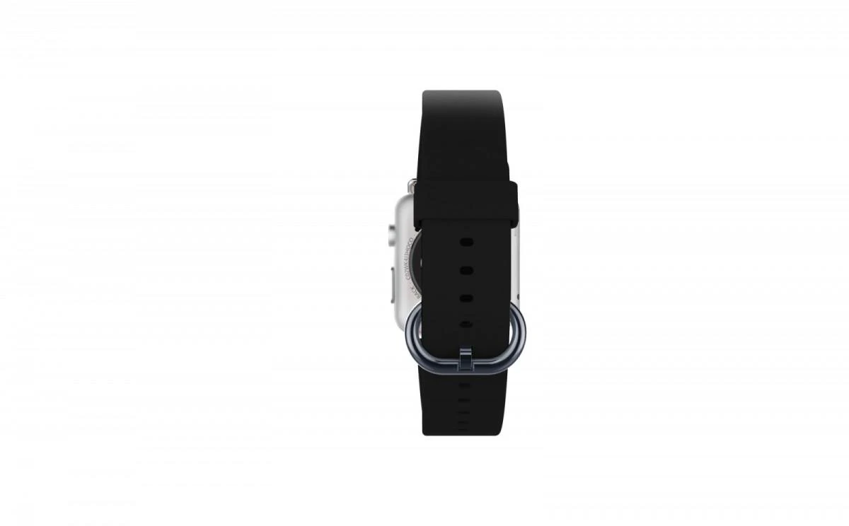 Išmaniojo laikrdodžio Apple odinis dirželis, Juodos spalvos, 38mm