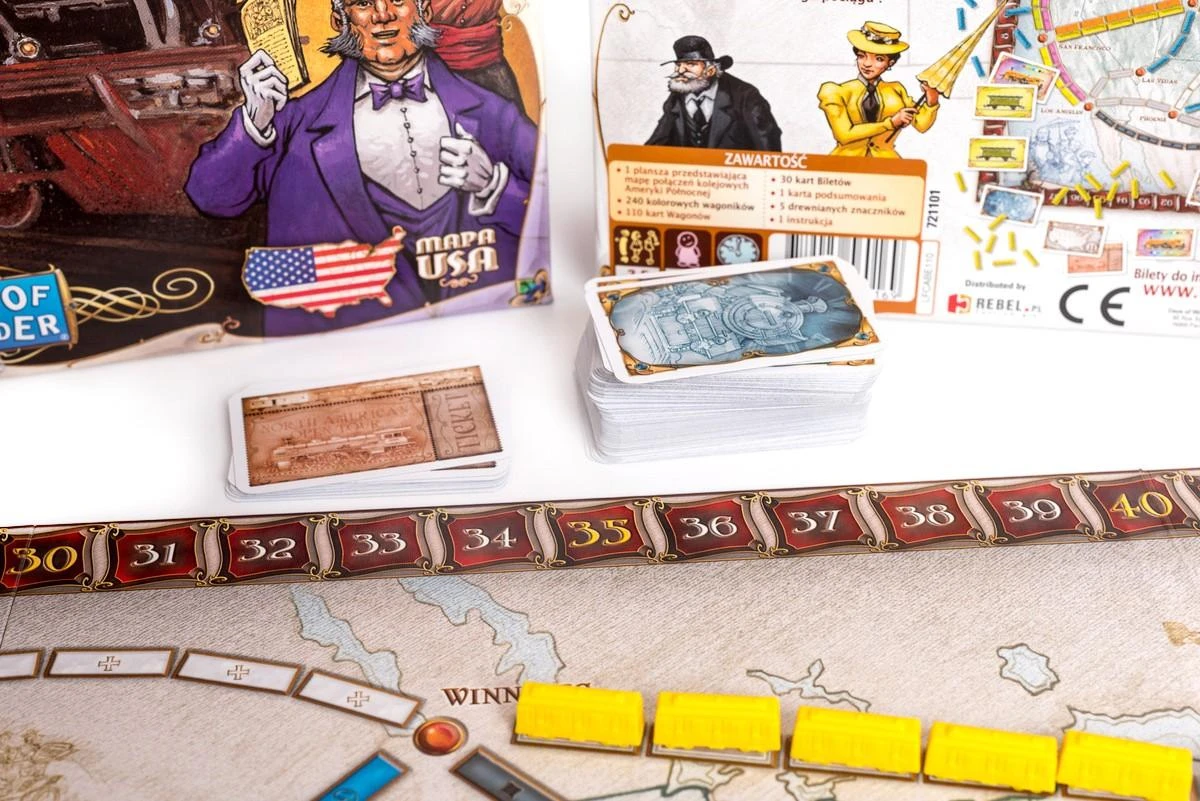 Rebel Gra Žaidimas „Ticket to Ride USA“