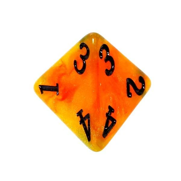 REBEL RPG kauliukų rinkinys – akrilas – saulėlydis