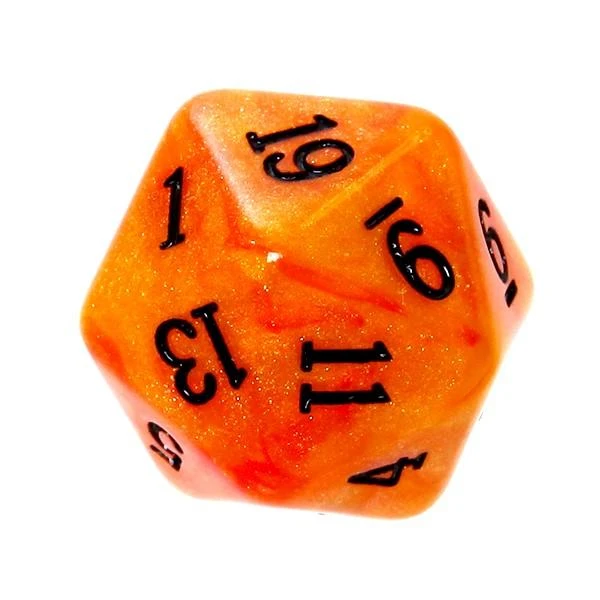 REBEL RPG kauliukų rinkinys – akrilas – saulėlydis